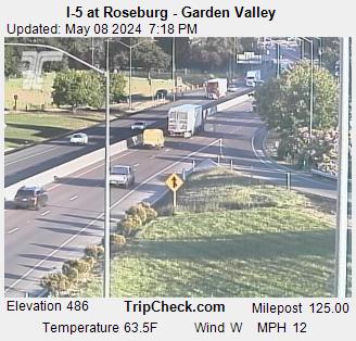 I-5 at Roseburg - Garden Valley